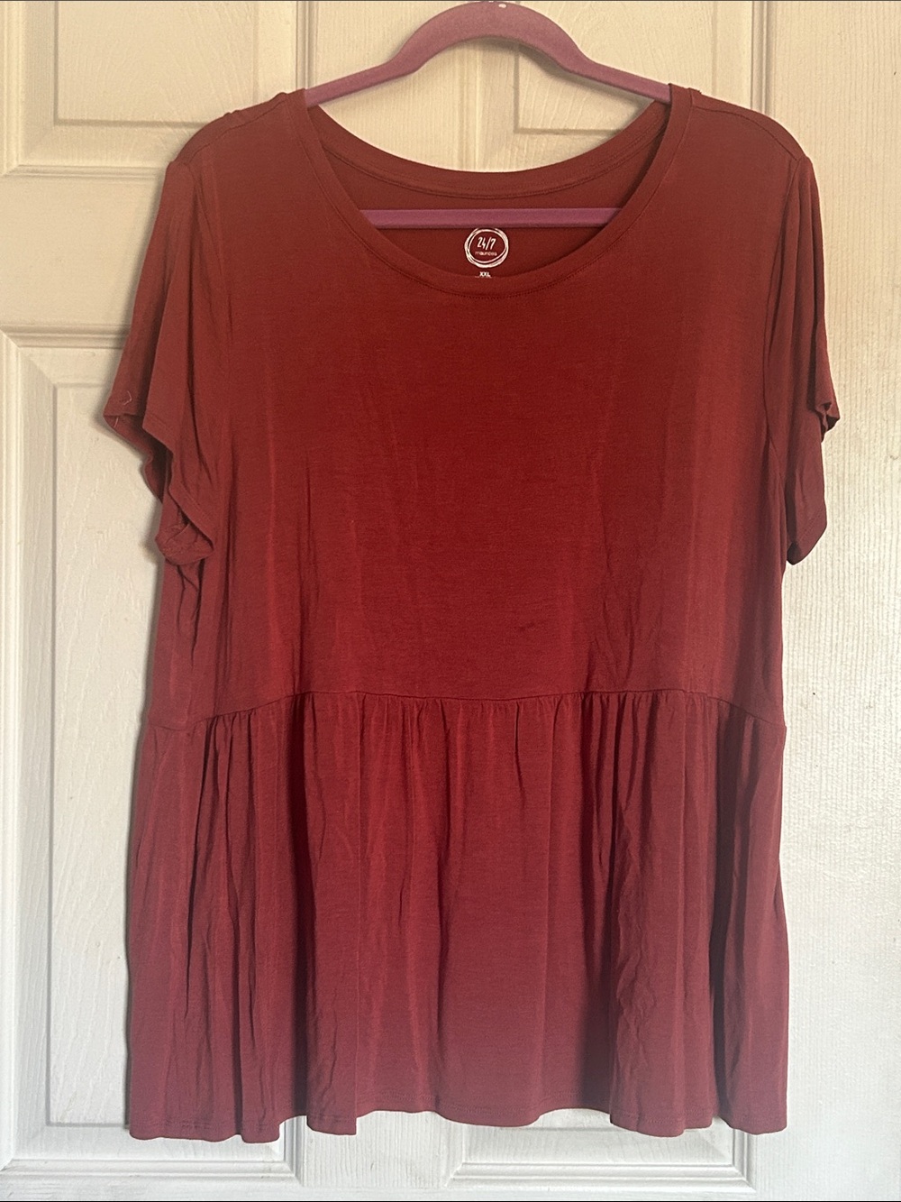 Maurice’s size XXL short sleeve peplum hem T-shirt